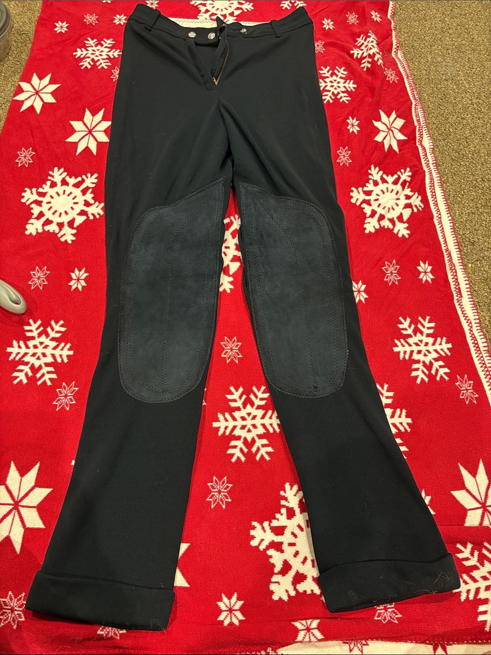 Women's Thalian Black Riding Breeches